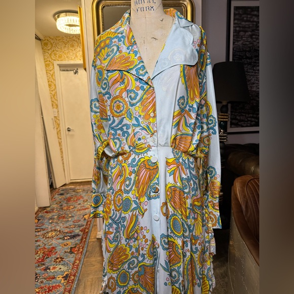 LANVIN Floral Printed Long Dress Runway - Picture 10 of 12